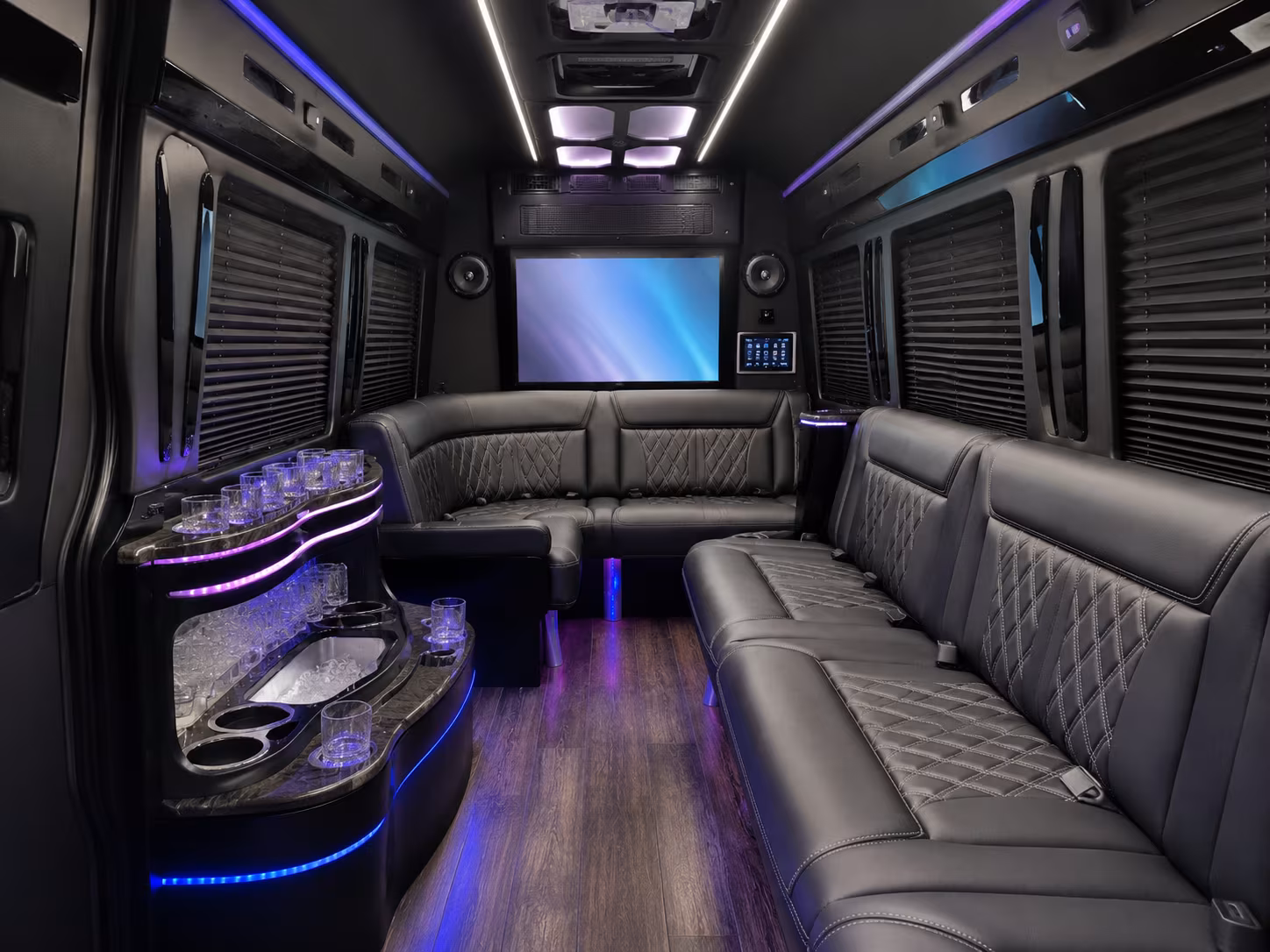 bus rental options for denton trips