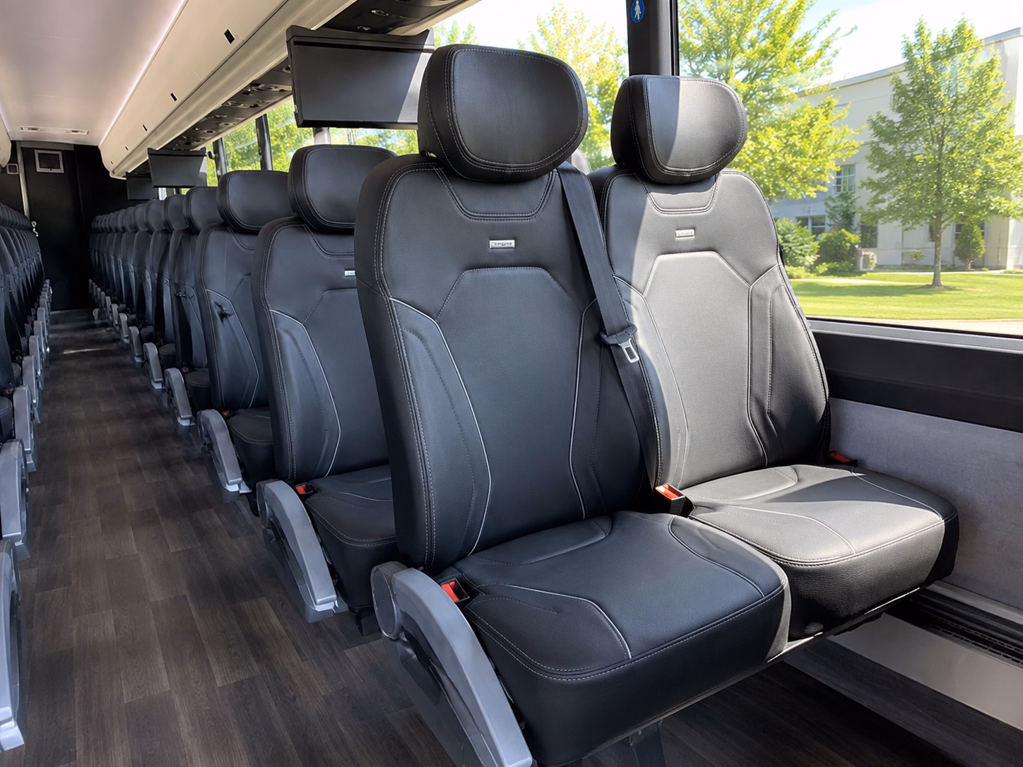 denton airport transportation onboard seating