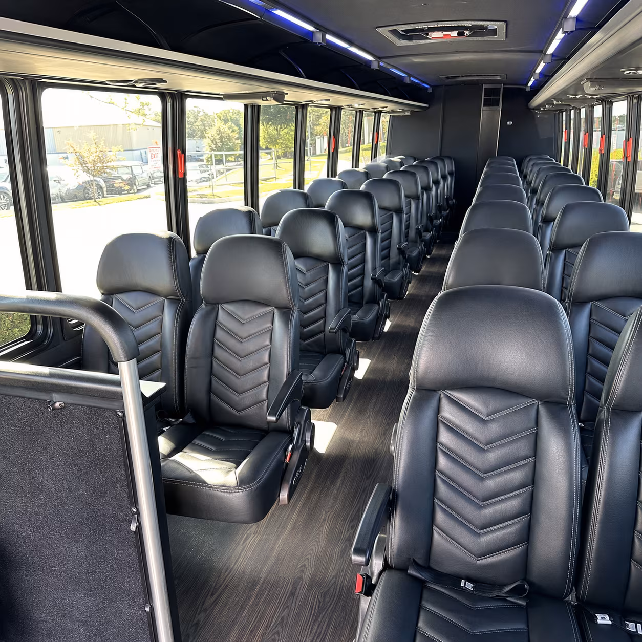 denton concert transportation onboard seating