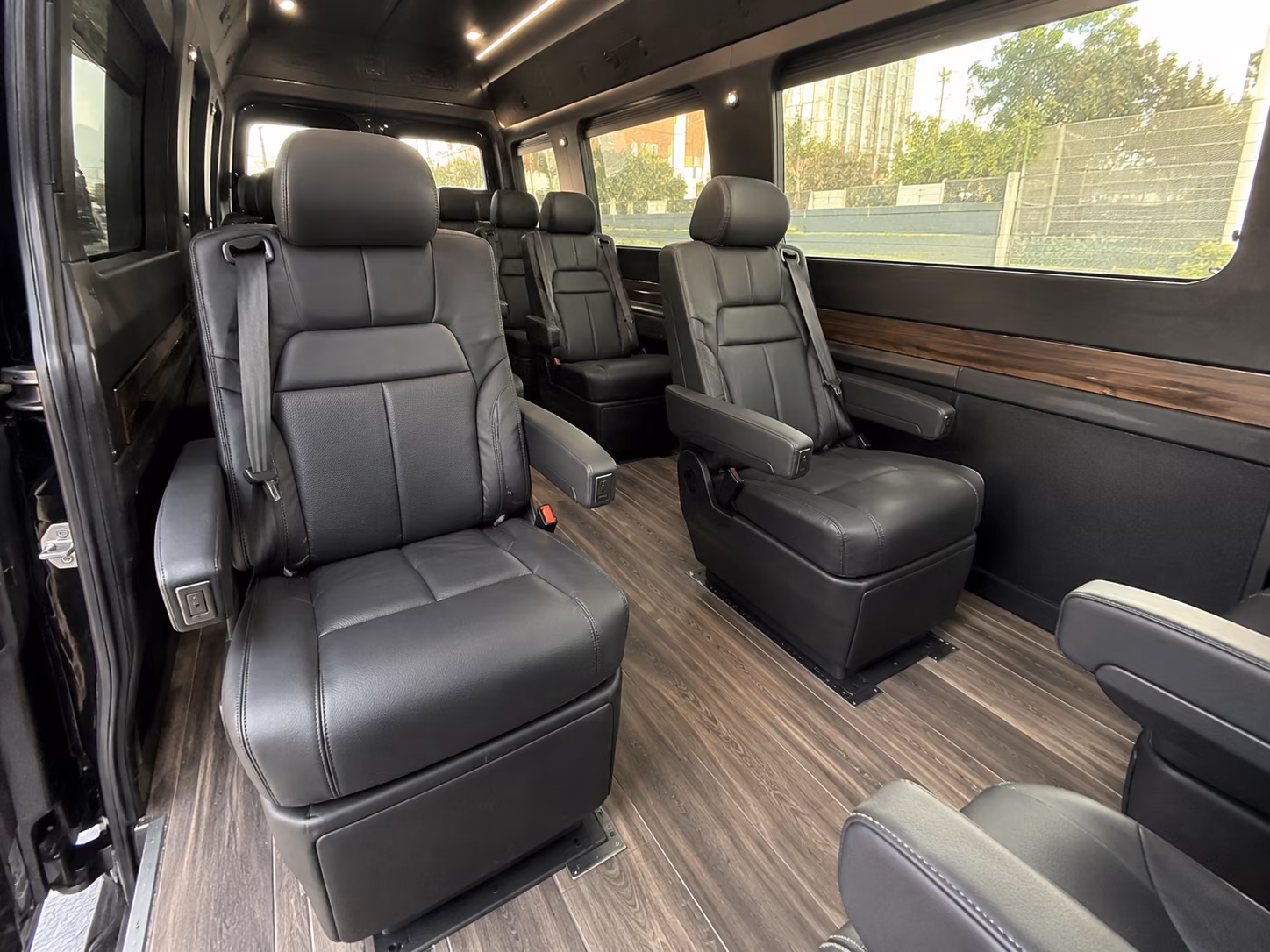 denton corporate event transportation onboard seating