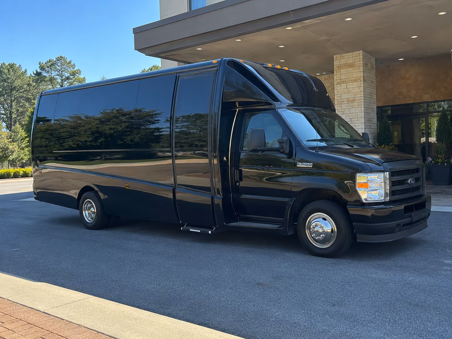 denton school event transportation onboard seating