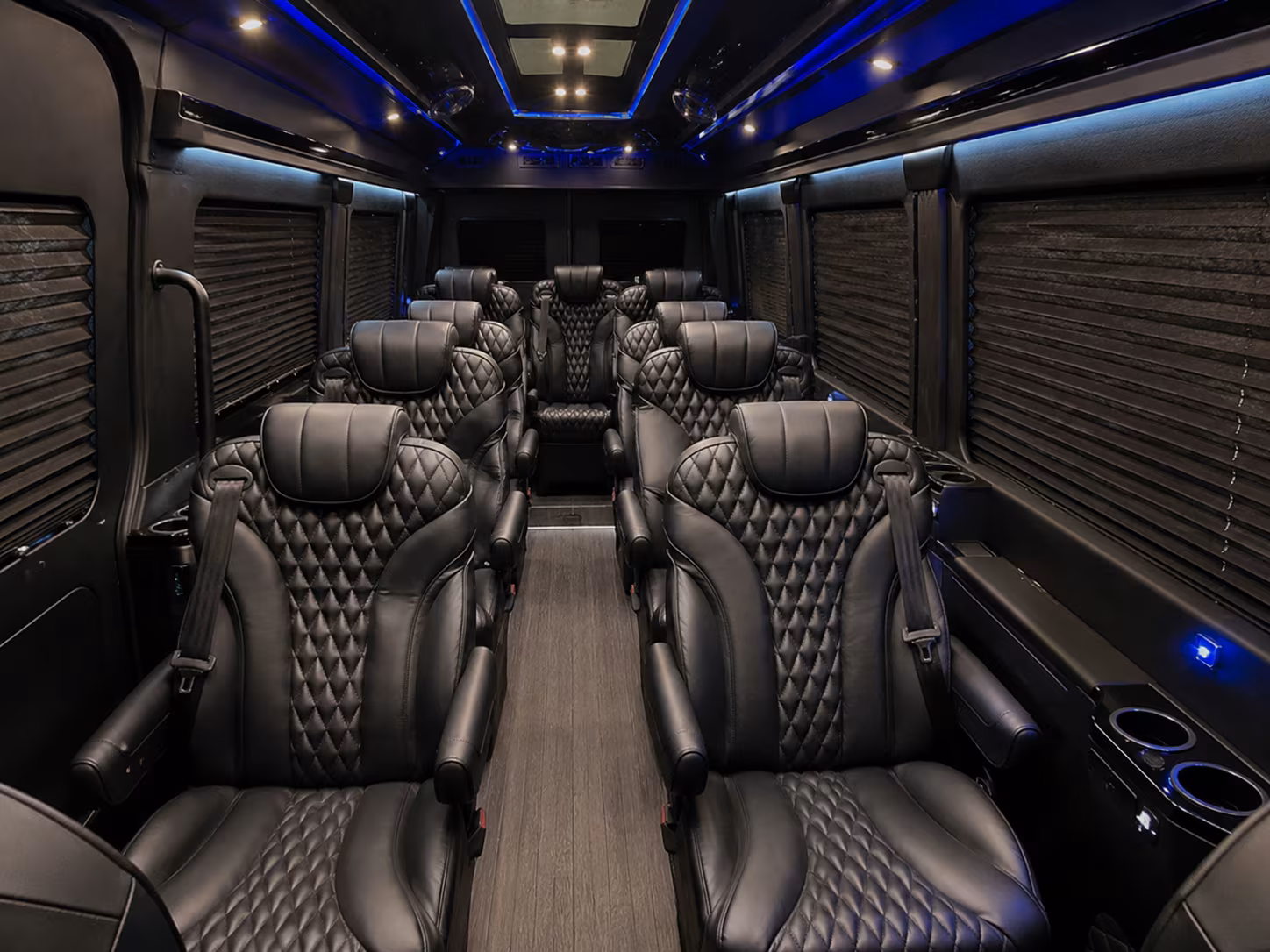 denton sporting event transportation onboard seating