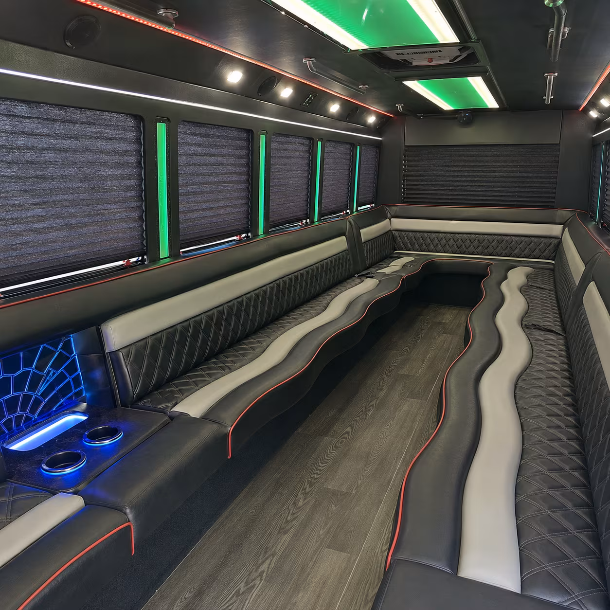 denton wedding party bus rental