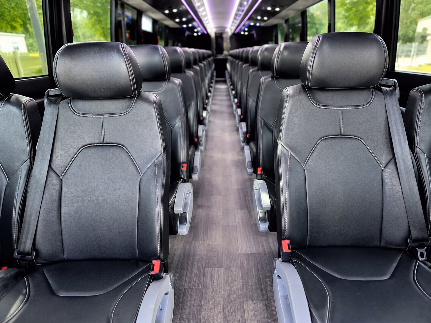 multi day and long distance military charter bus operations out of denton